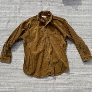 FIELDMASTER Women's Vintage Corduroy Long Sleeves Shirt Size XL
